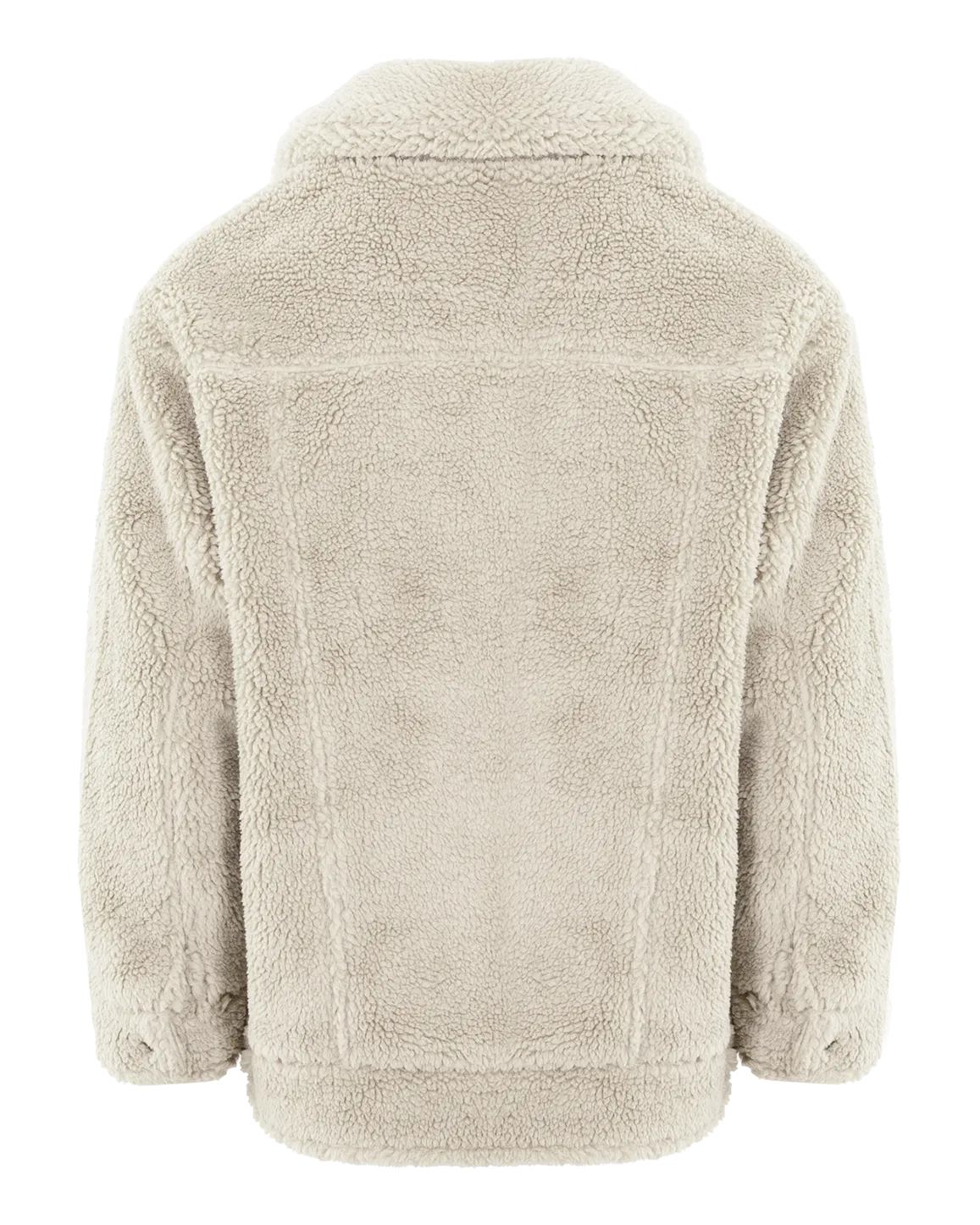 Dames Sherpa Trucker Jacket Natural