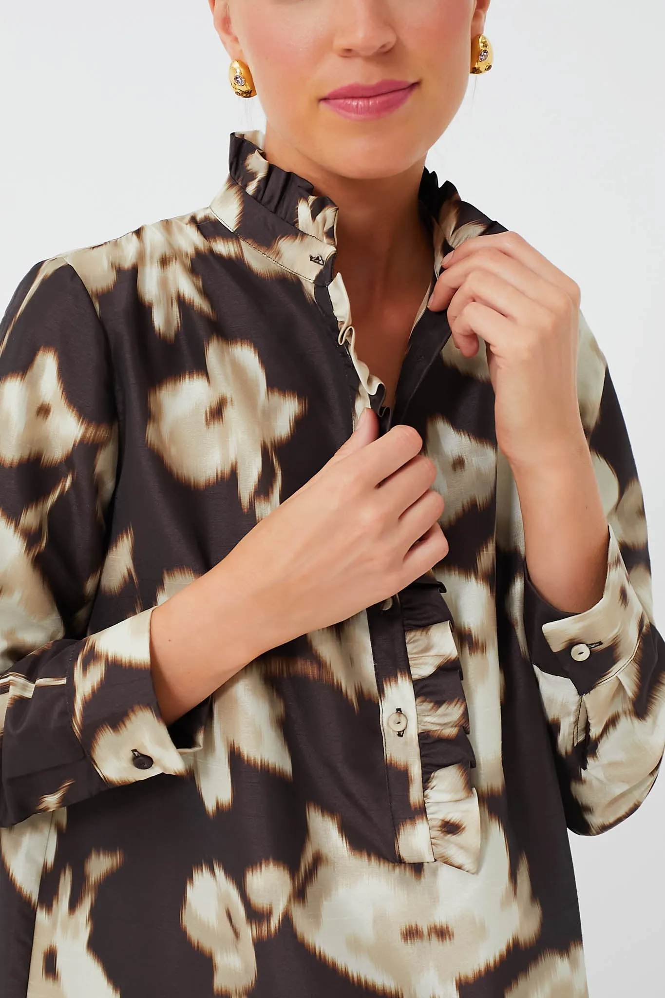 Dappled Hollyhock Tate Dress