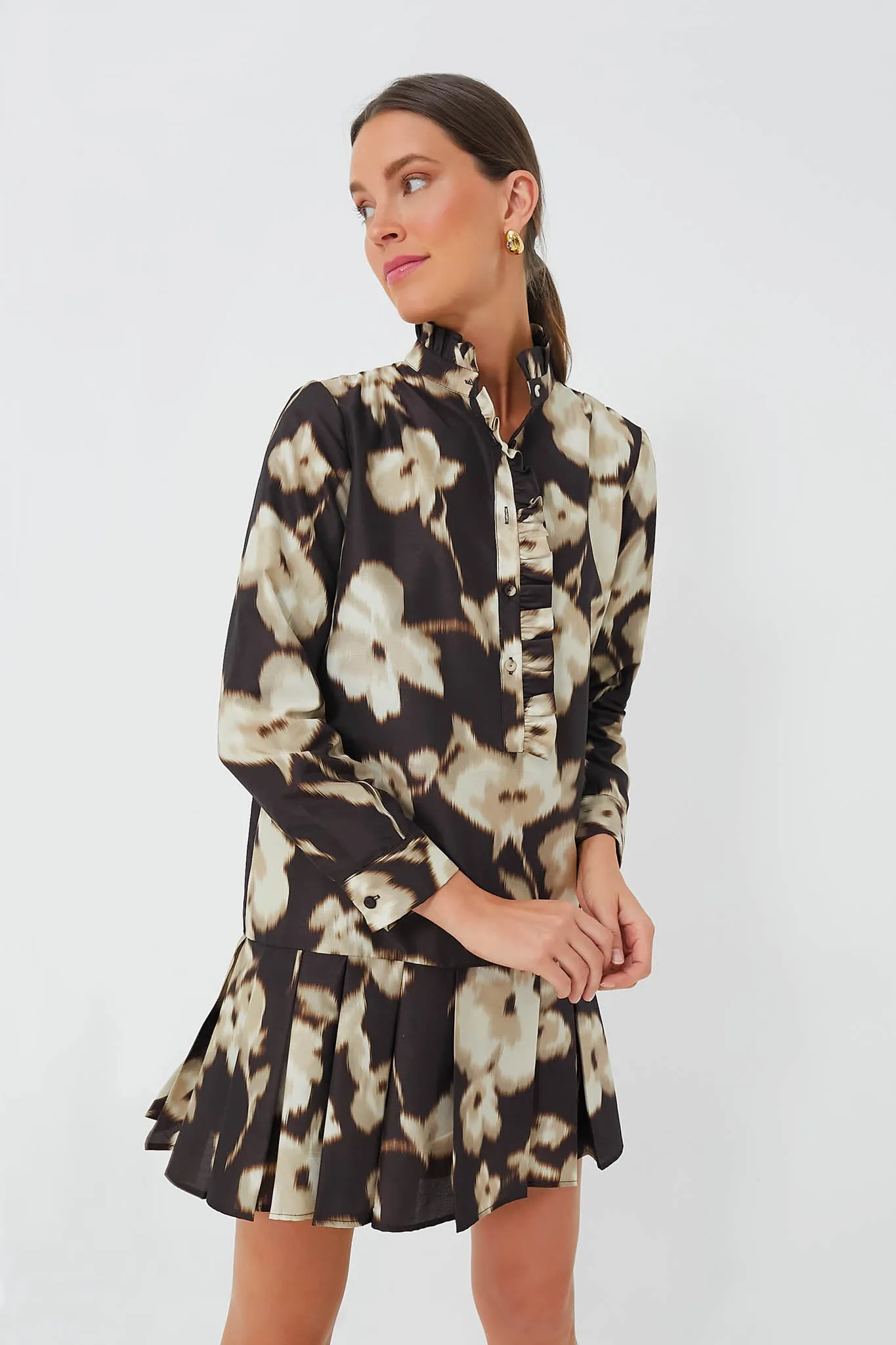 Dappled Hollyhock Tate Dress