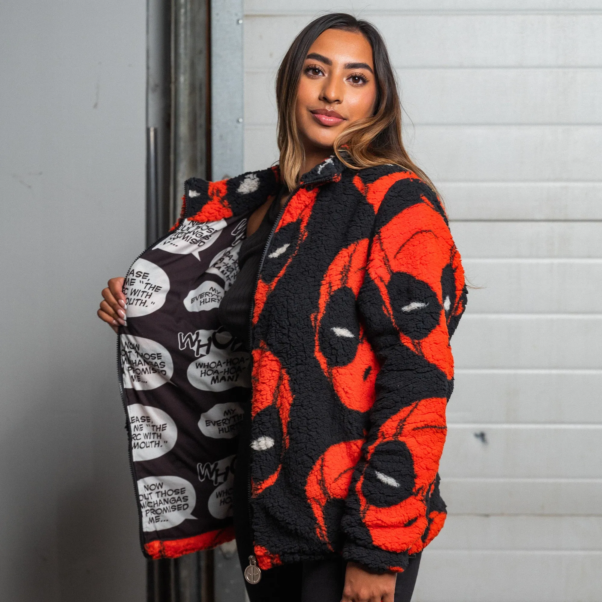 Deadpool Sherpa Jacket