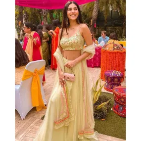 Designer Classy Mint green Lehenga choli