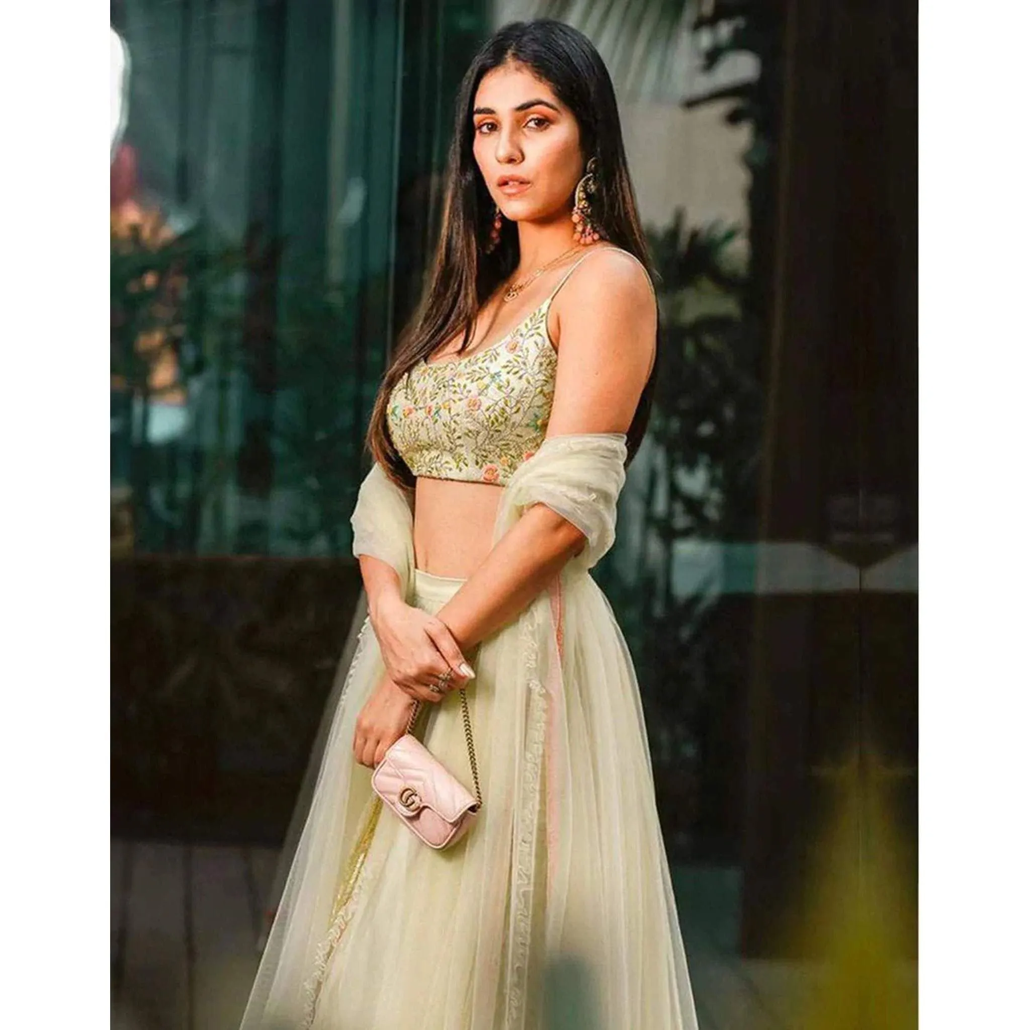 Designer Classy Mint green Lehenga choli