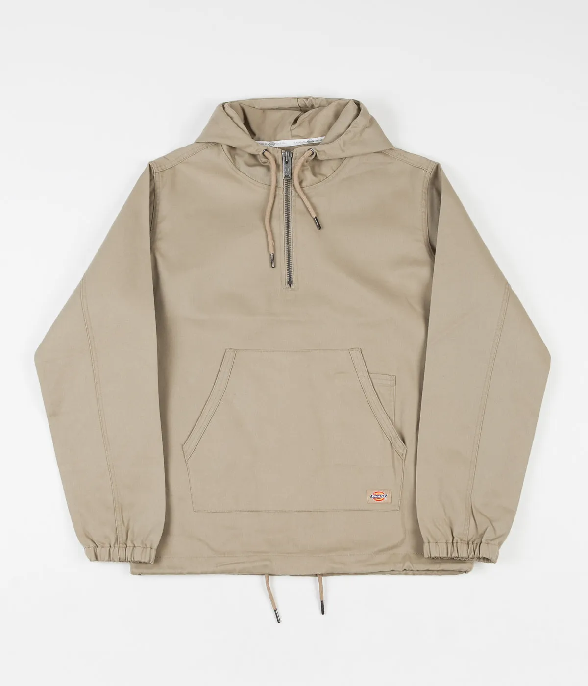 Dickies Kevil 1/4 Zip Hooded Jacket - Khaki