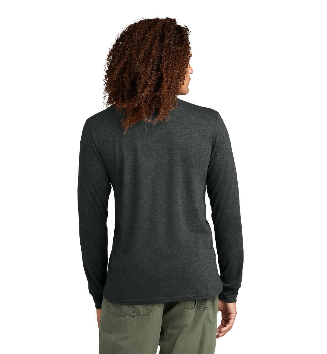 District Custom Men's Perfect Tri Long Sleeve Henley