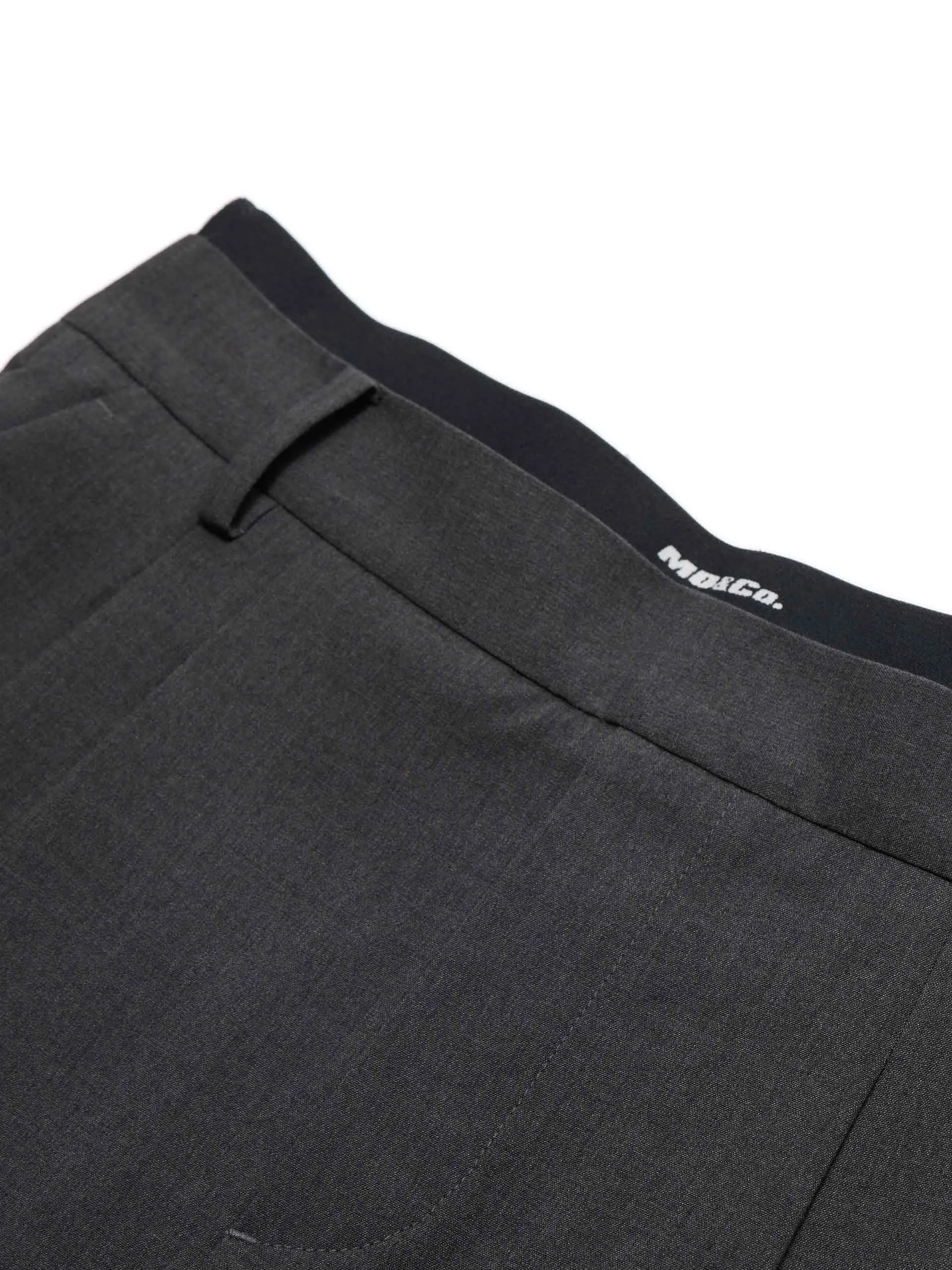 Double Waistband Pleated Skirt