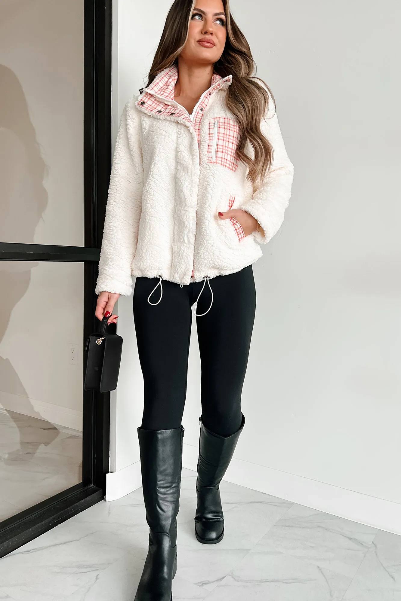 Down In The Valley Sherpa Jacket (Ivory)