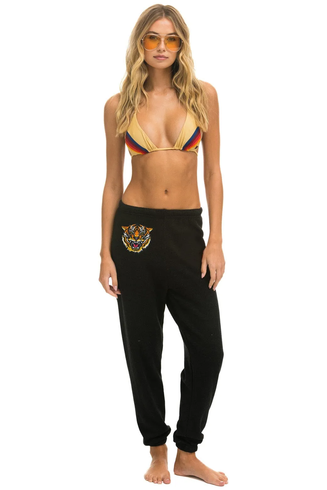 DREAMLAND TIGER SWEATPANTS - BLACK
