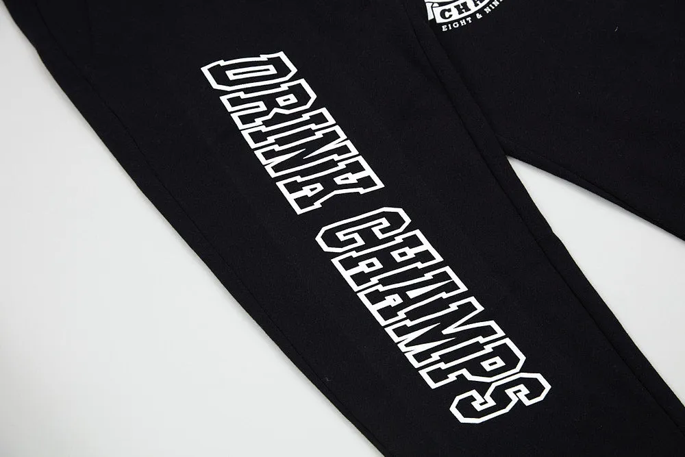 Drink Champs Classic Logo Sweatpants Black