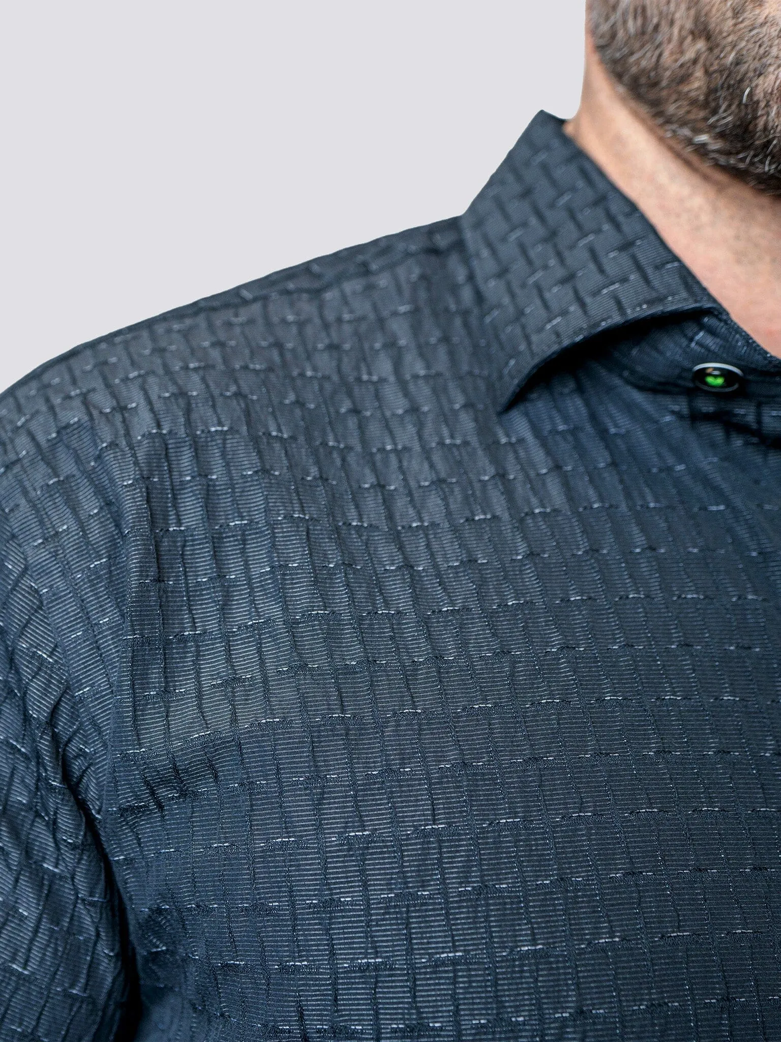 Fibonacci Textured Lines BLK