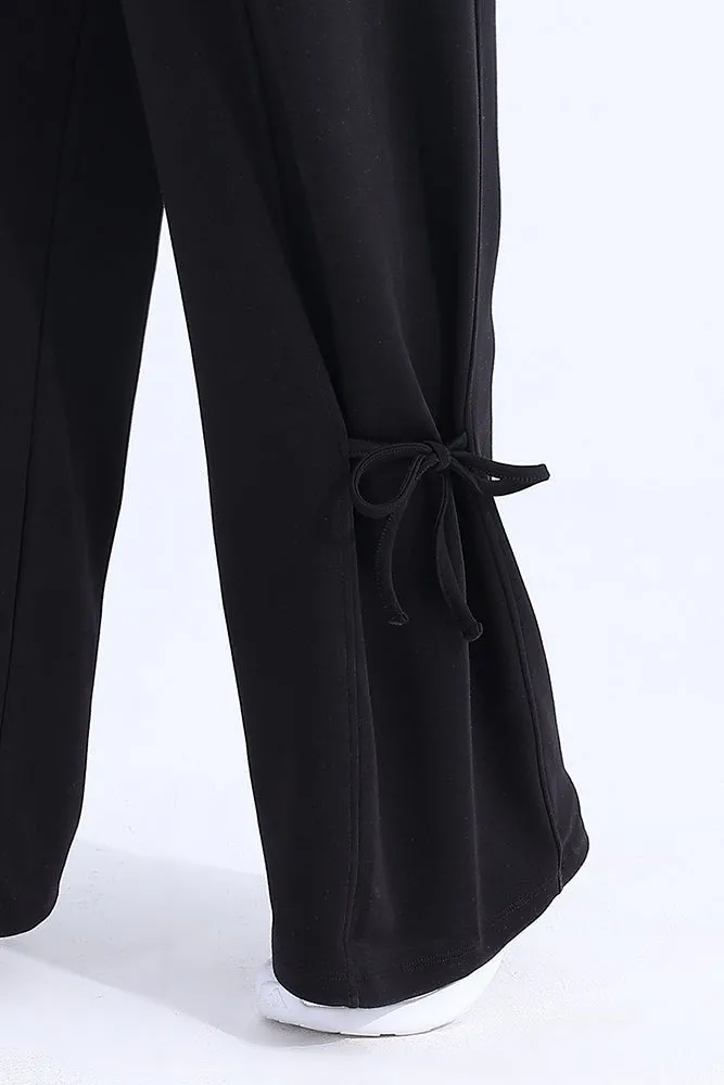 Flow Modal Black Trouser