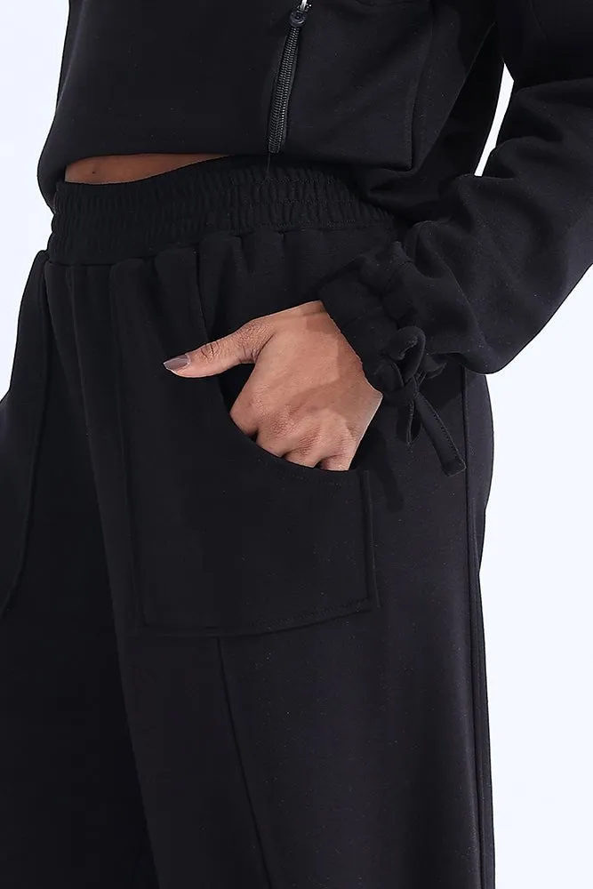 Flow Modal Black Trouser