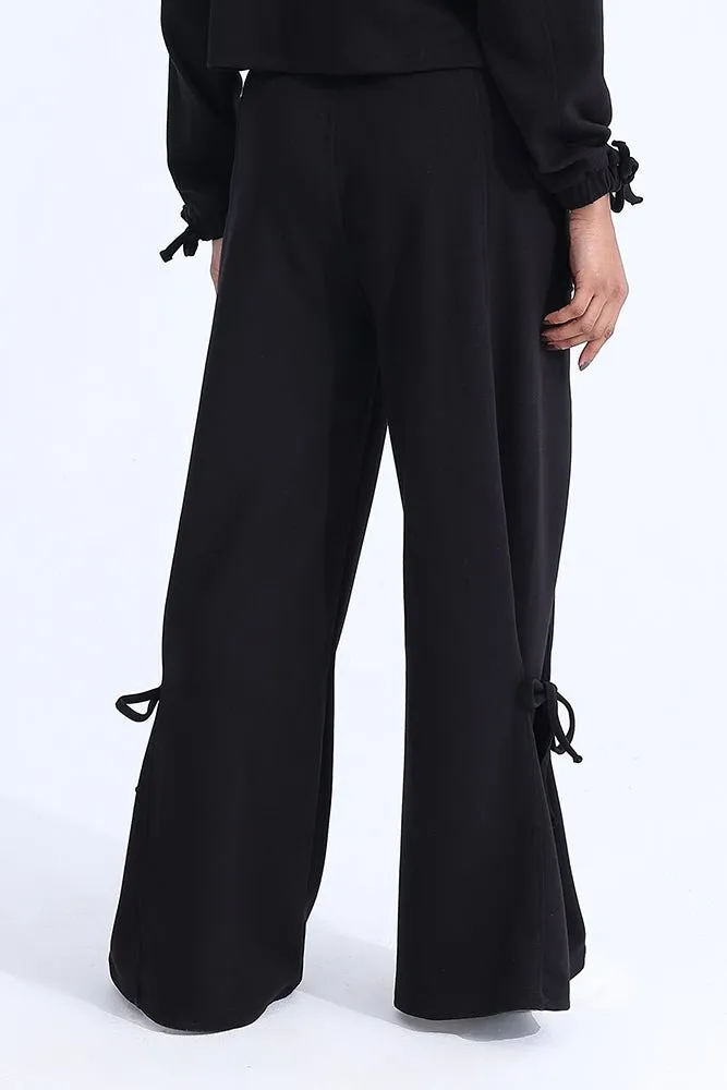 Flow Modal Black Trouser
