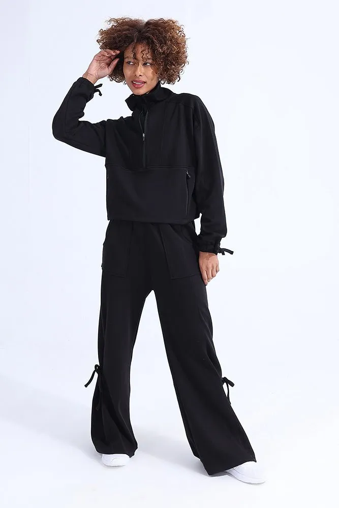 Flow Modal Black Trouser