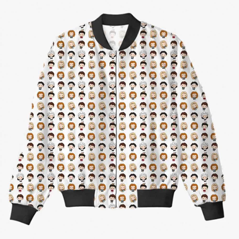 Friends AOP Bomber Jacket - Characters