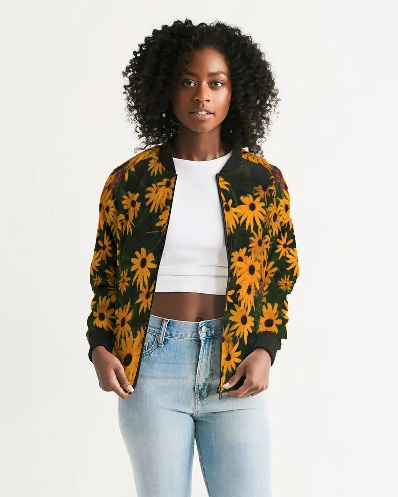 Gorgeous Flowers Bomber Jacket