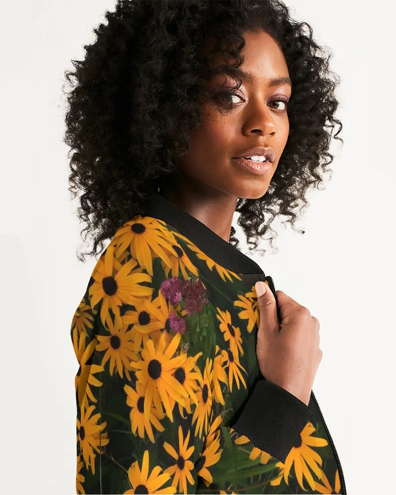 Gorgeous Flowers Bomber Jacket