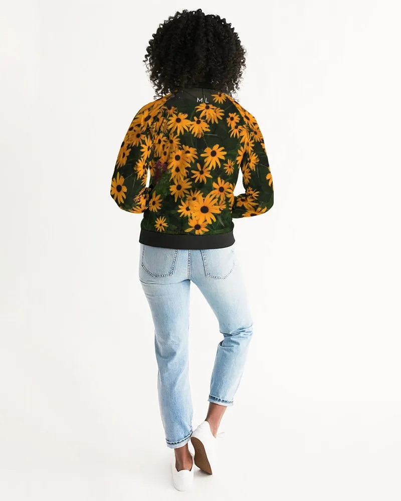 Gorgeous Flowers Bomber Jacket