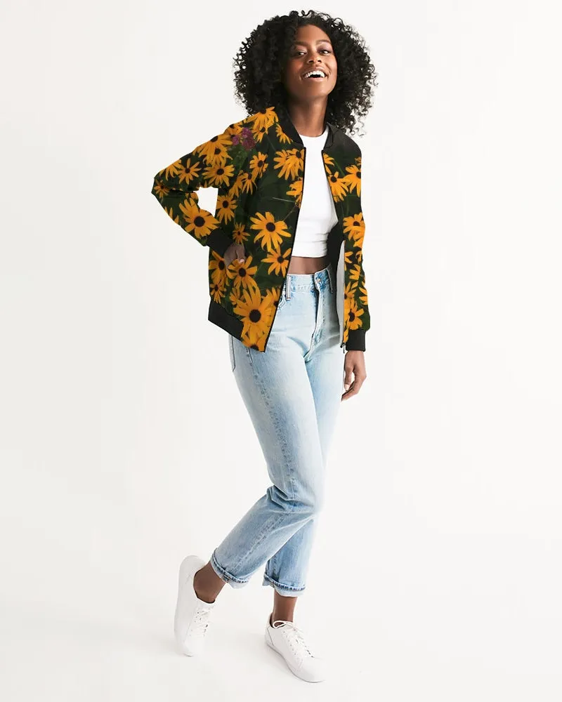 Gorgeous Flowers Bomber Jacket