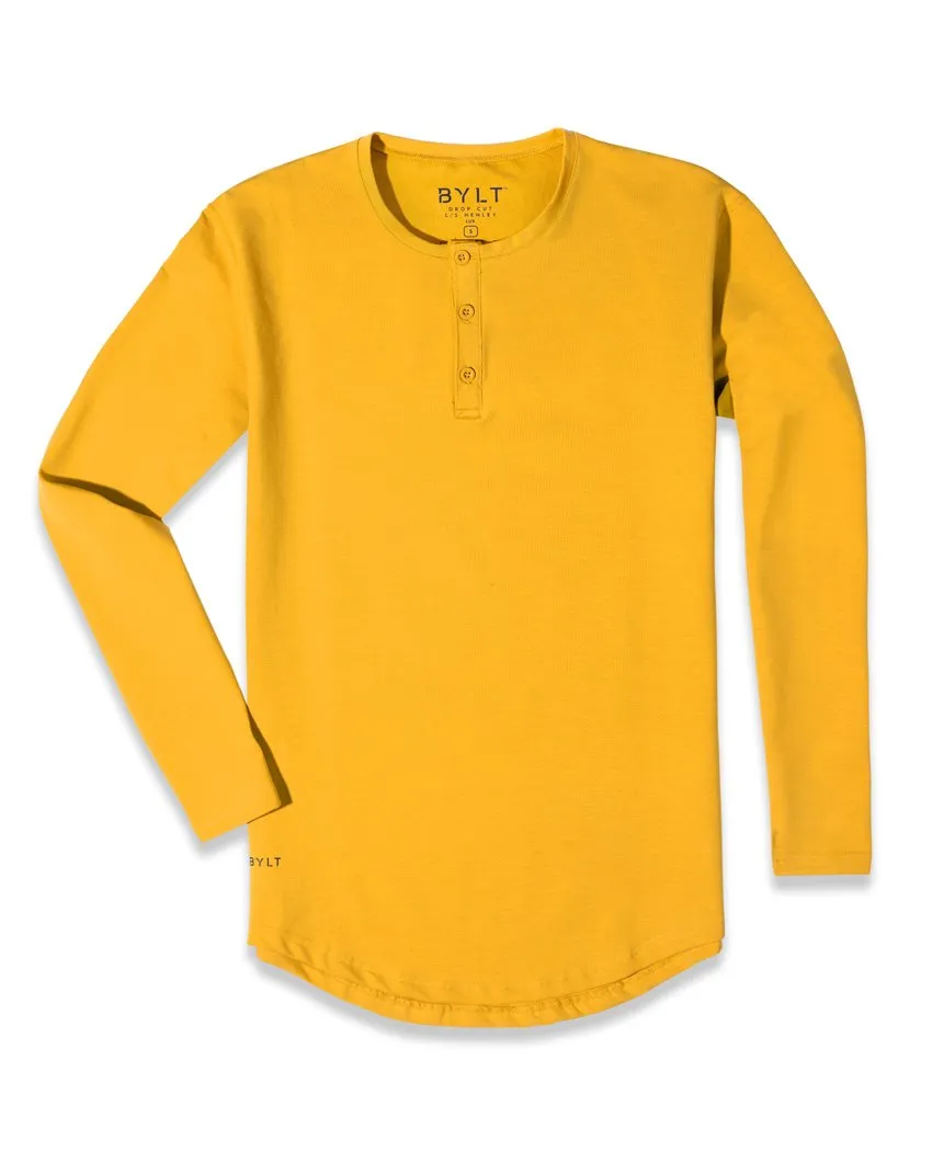 Henley Drop-Cut Long Sleeve: LUX (FINAL SALE)