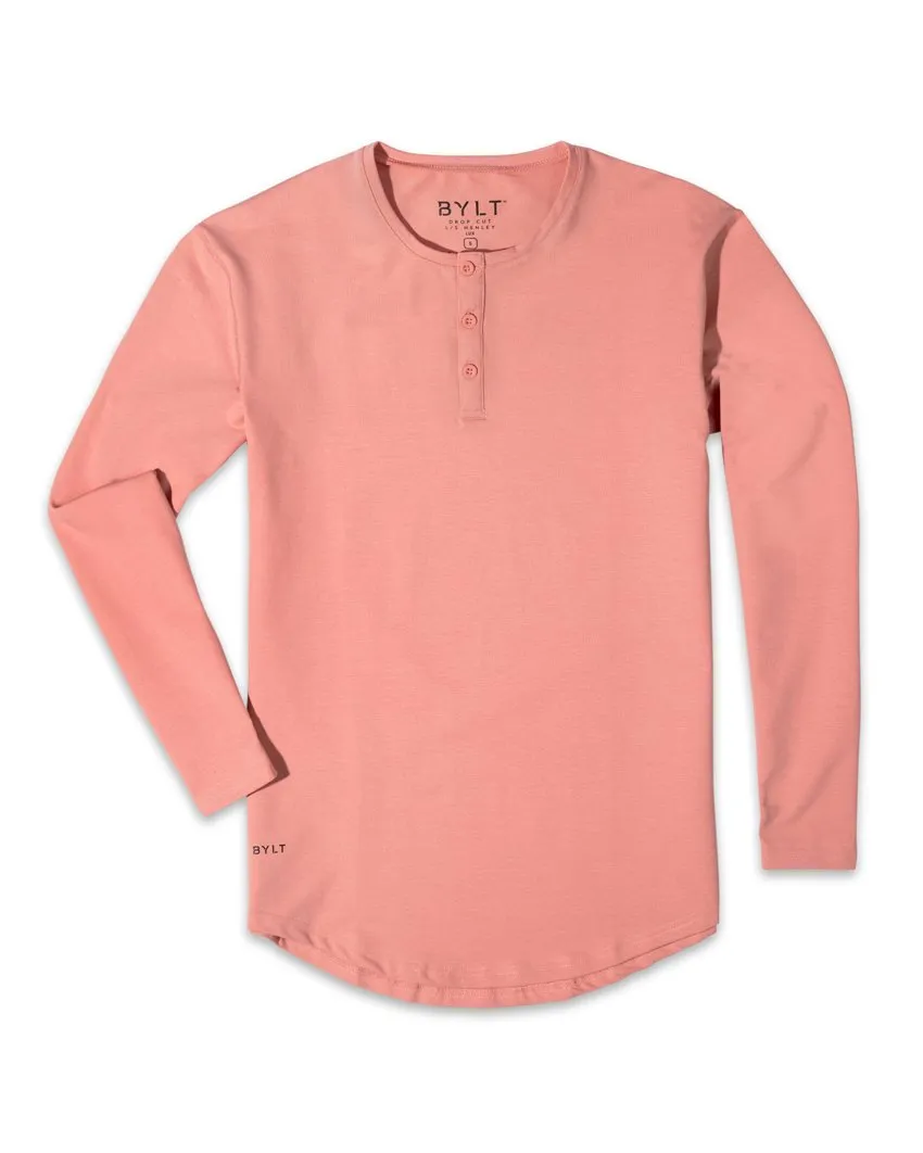 Henley Drop-Cut Long Sleeve: LUX (FINAL SALE)