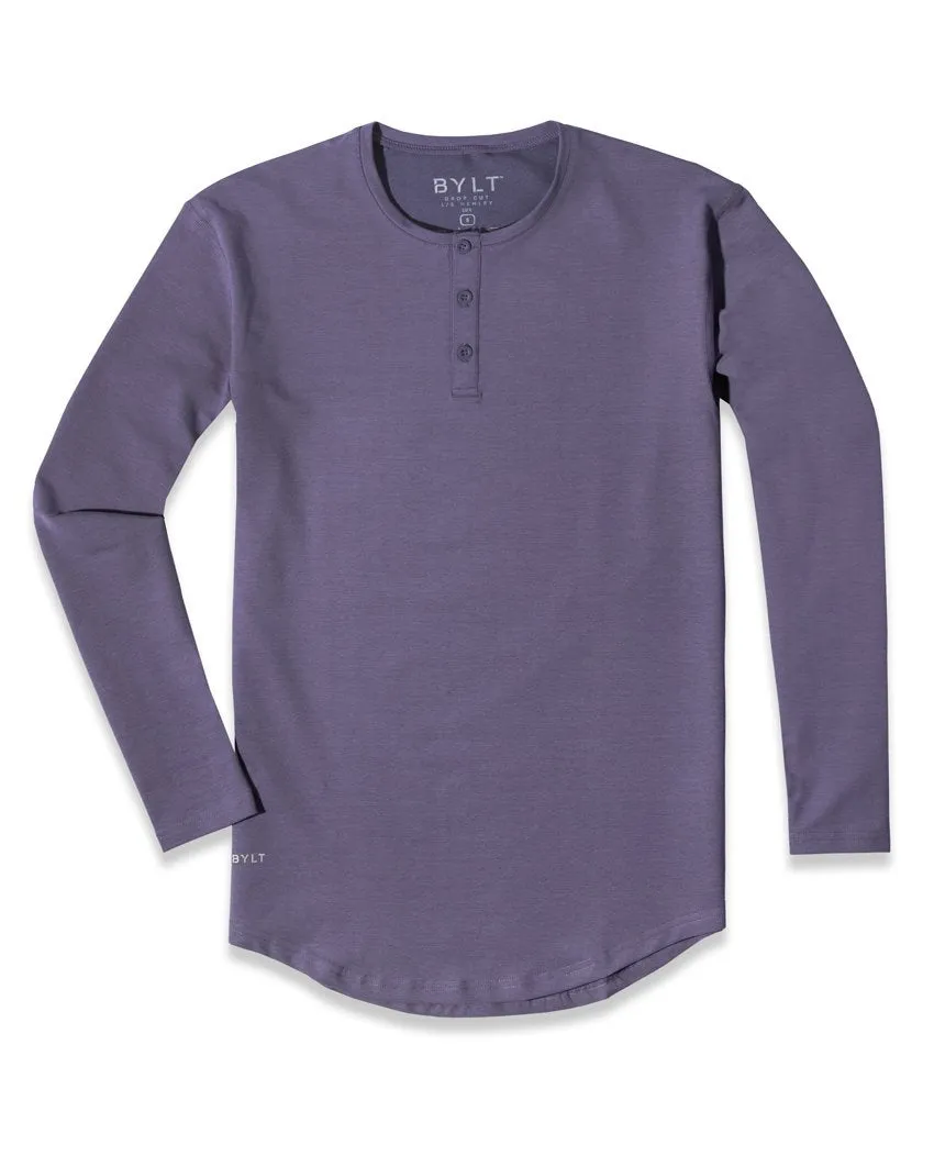 Henley Drop-Cut Long Sleeve: LUX (FINAL SALE)