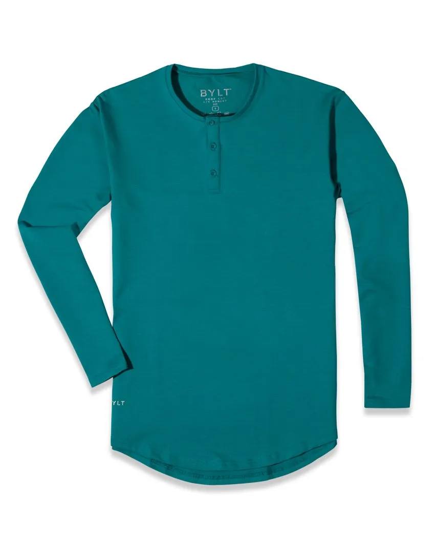 Henley Drop-Cut Long Sleeve: LUX (FINAL SALE)