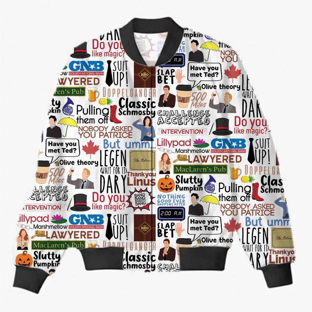 How I Met Your Mother AOP Bomber Jacket