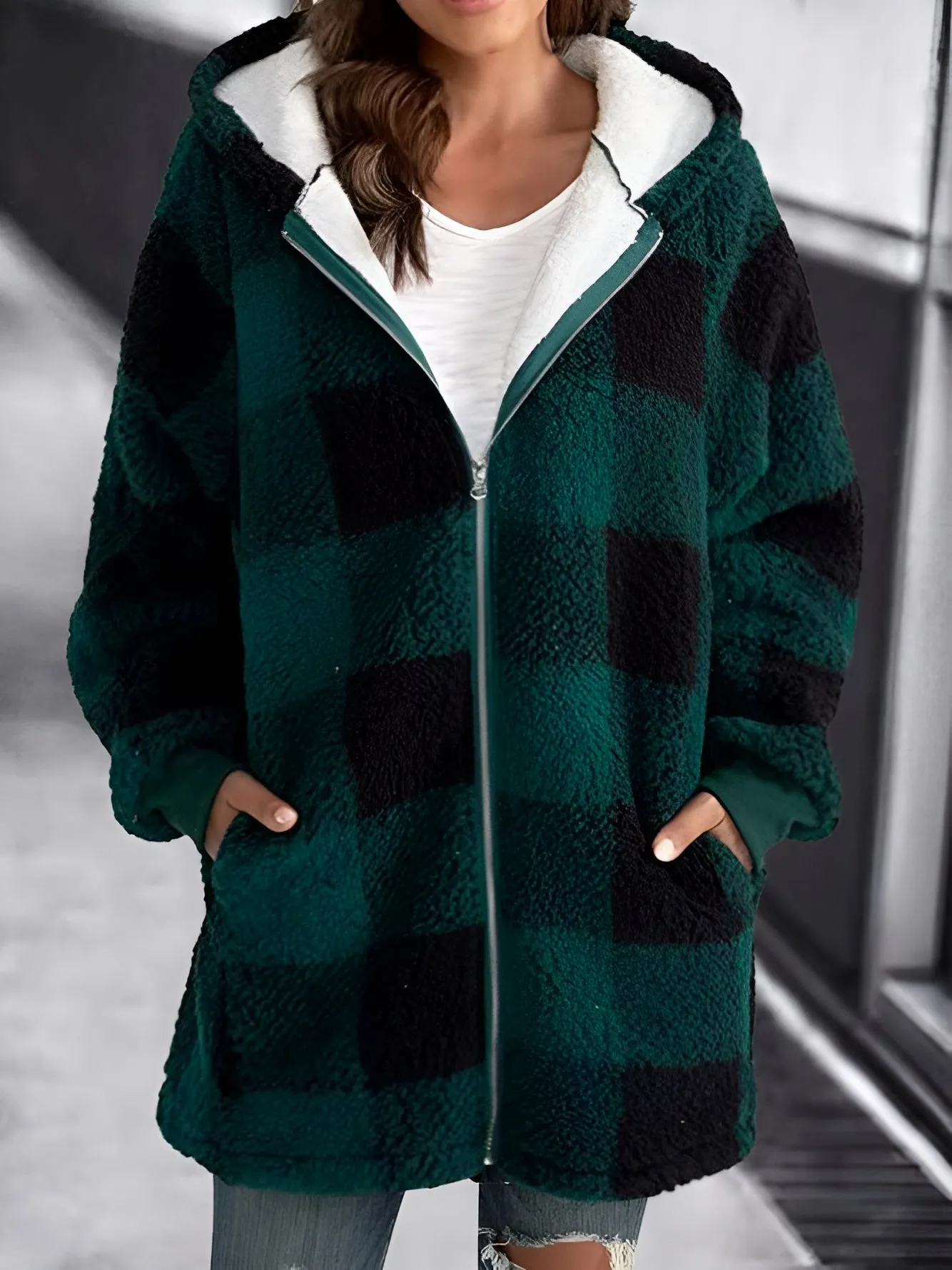 Ivyshape | Comfortable Fleece Winter Vest
