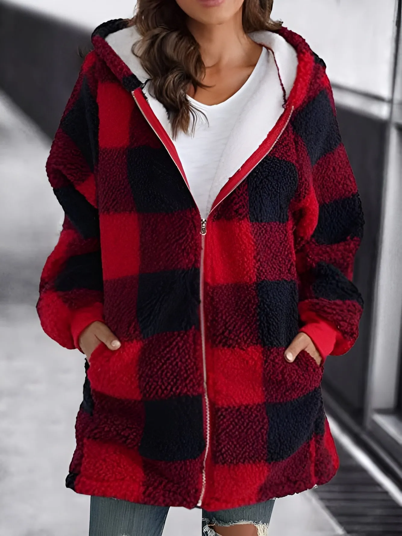 Ivyshape | Comfortable Fleece Winter Vest