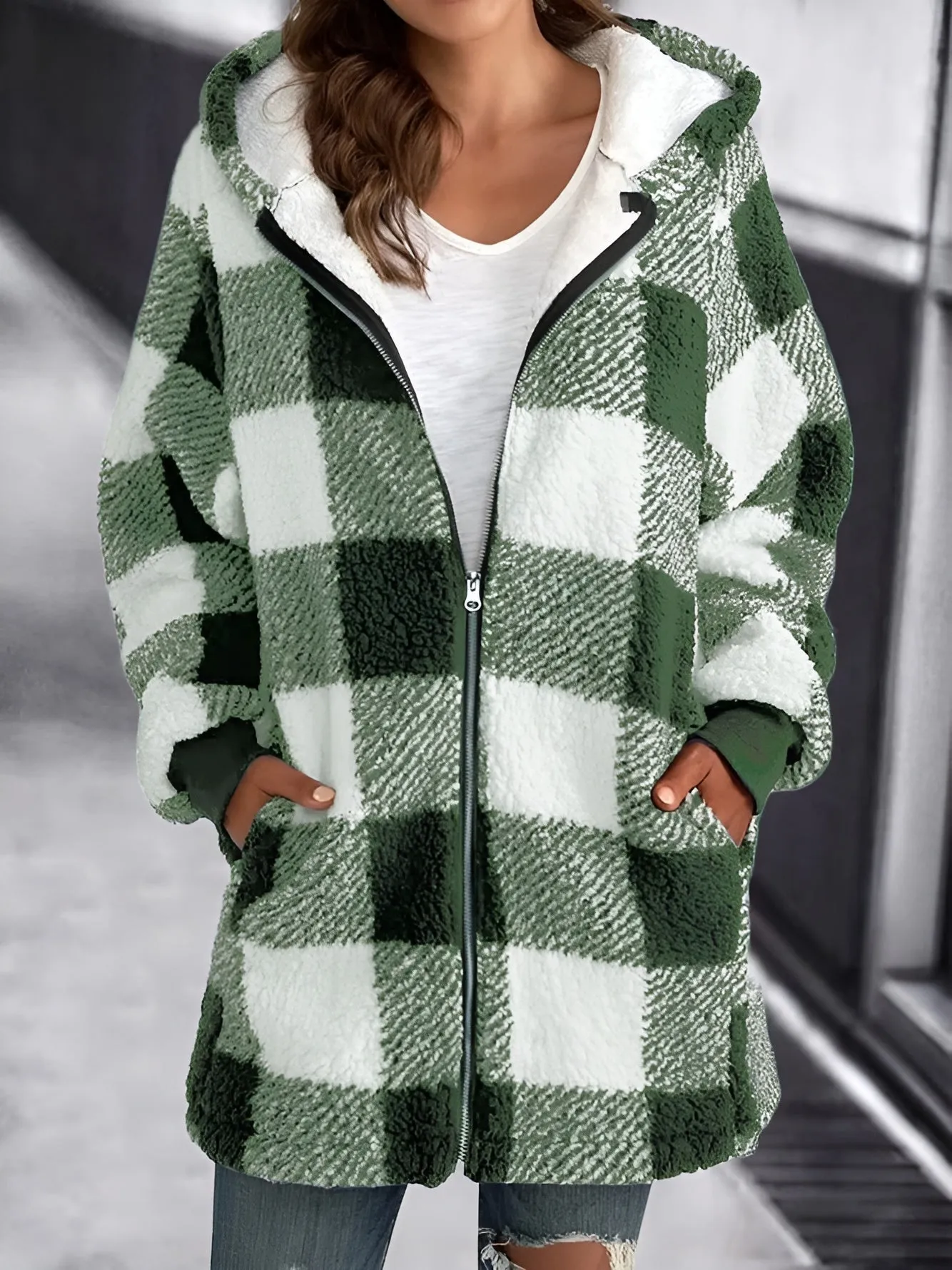 Ivyshape | Comfortable Fleece Winter Vest