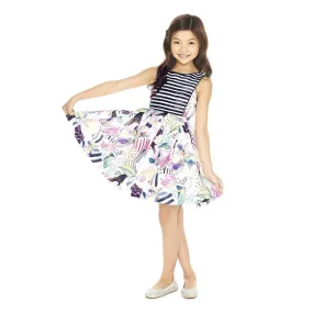 Jackie Watercolor Print Dress