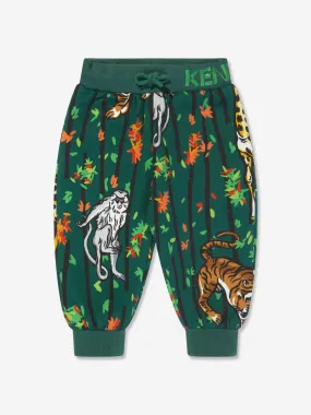 KENZO Baby Boys Jungle Joggers in Green