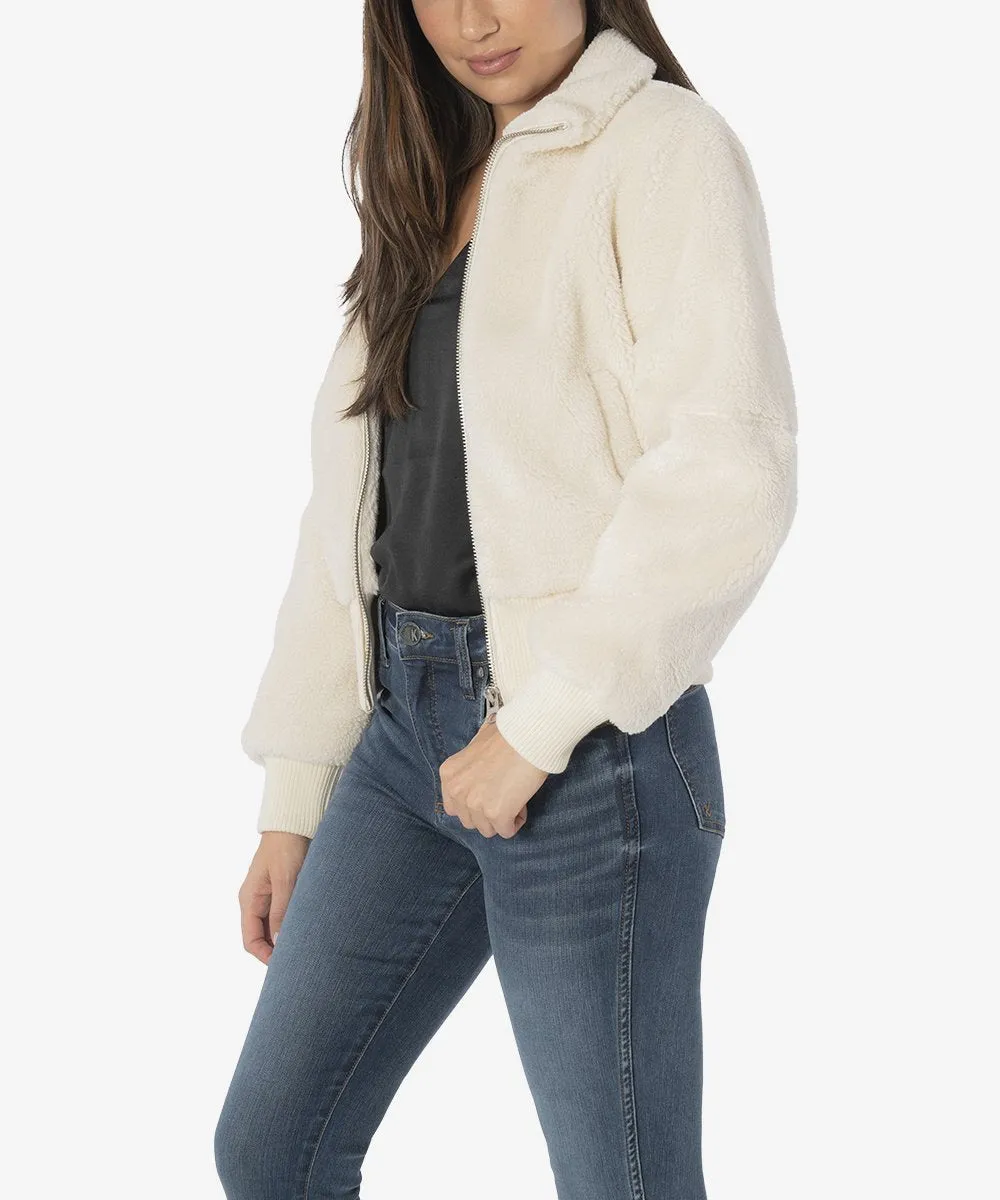 KUT from the Kloth Mireya Faux Sherpa Bomber