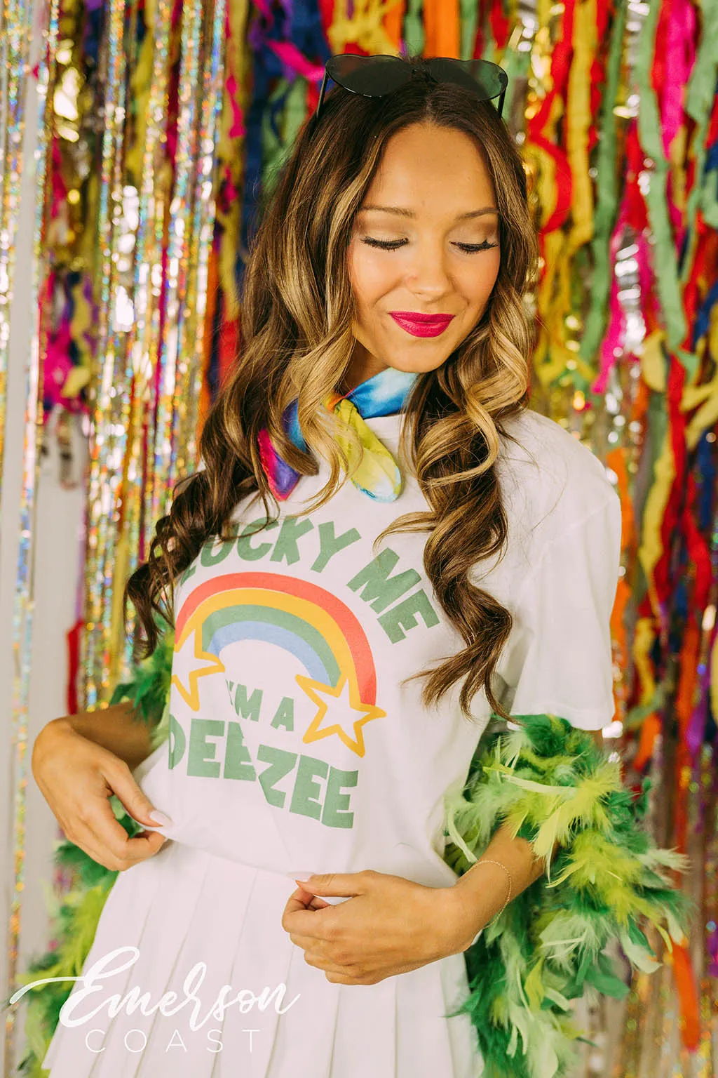 Lucky Me Im A DZ Bid Day Tee