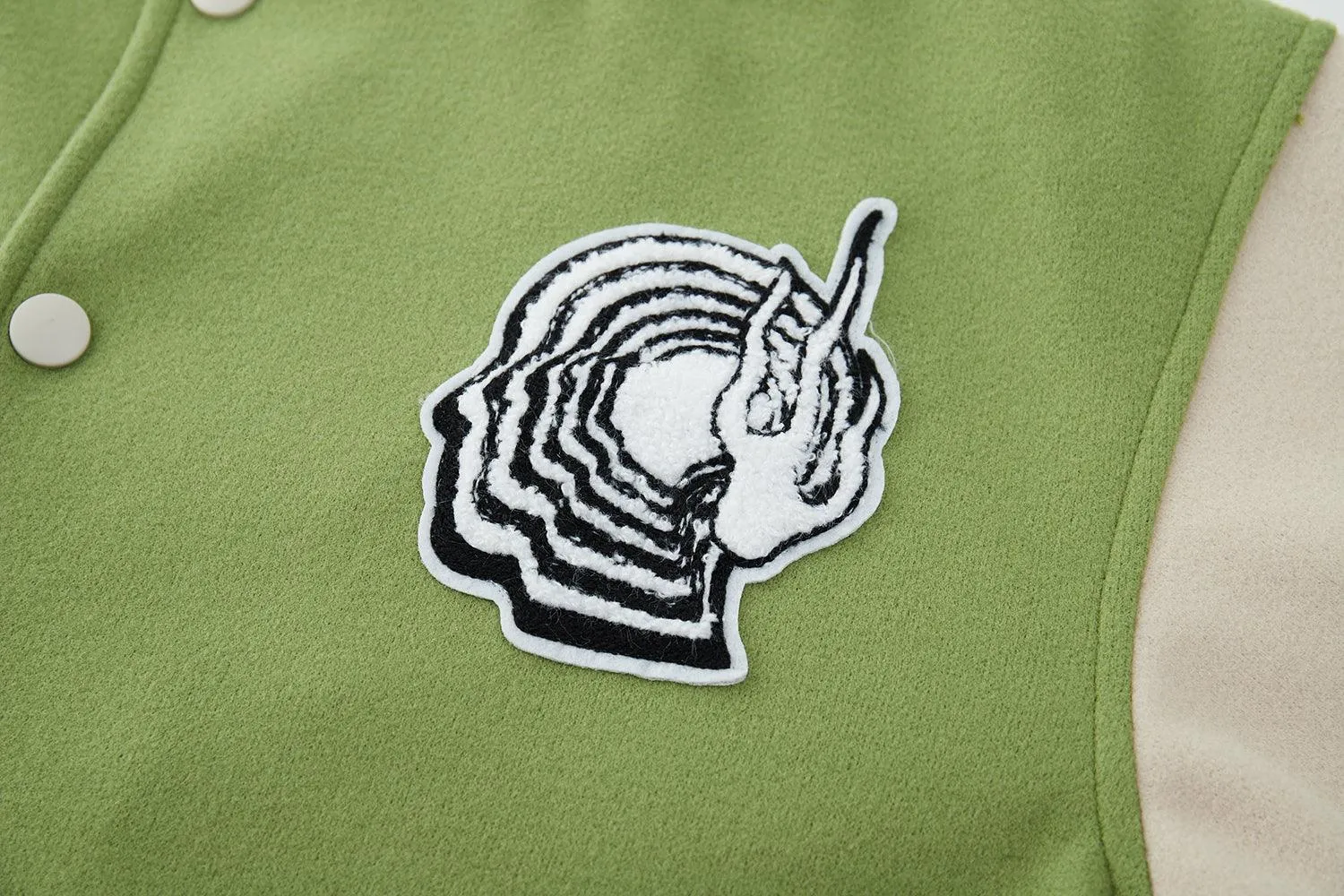 Men Letterman Bomber Jacket