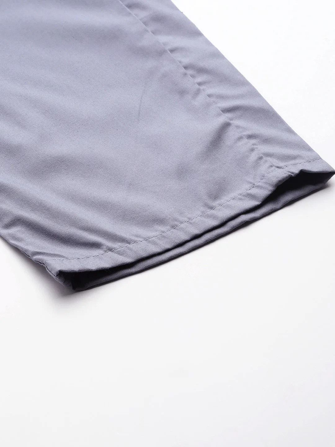 Men's Cotton Light Grey Solid Track Pant  - Sojanya