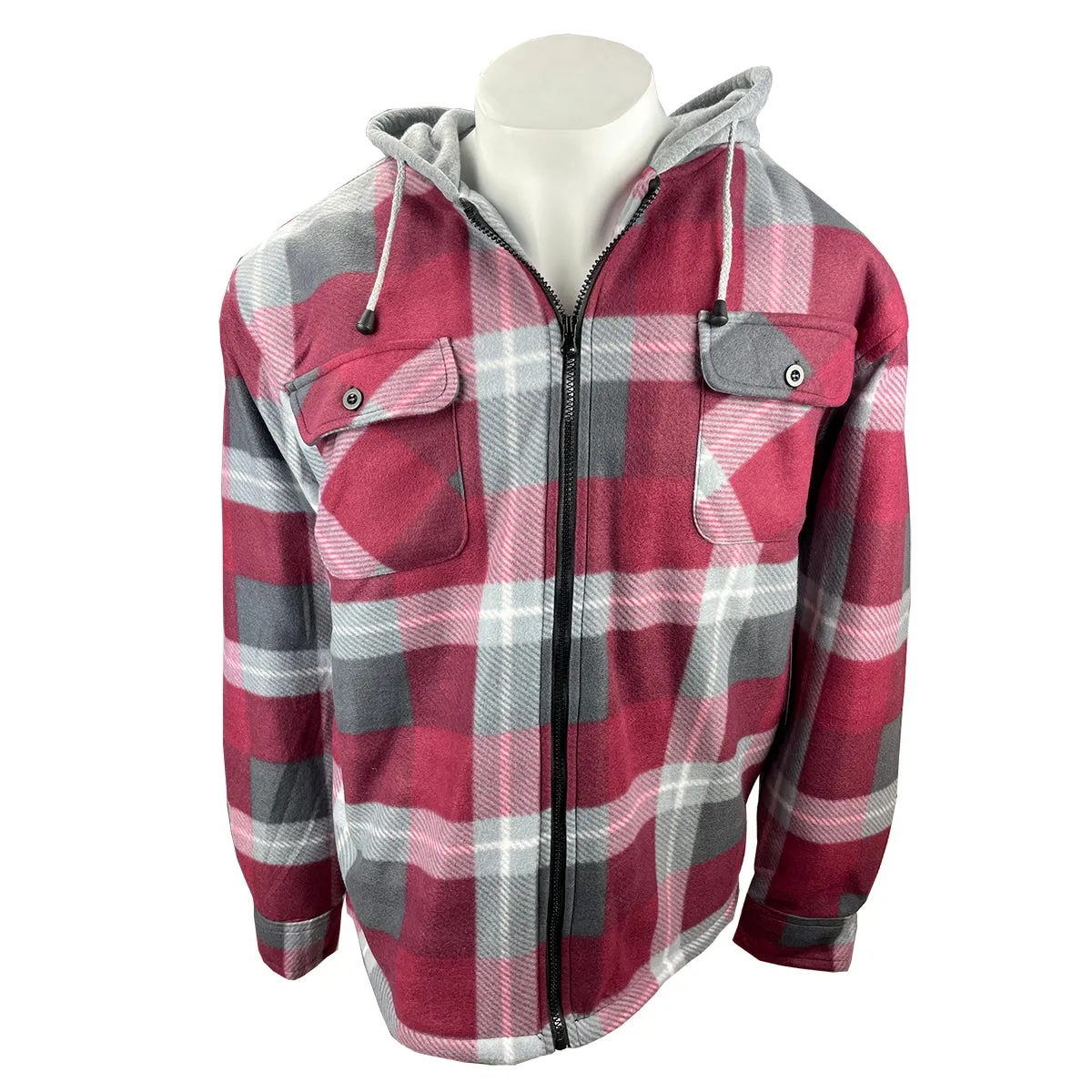 Men's Sherpa Lined Fleece Jacket C-409