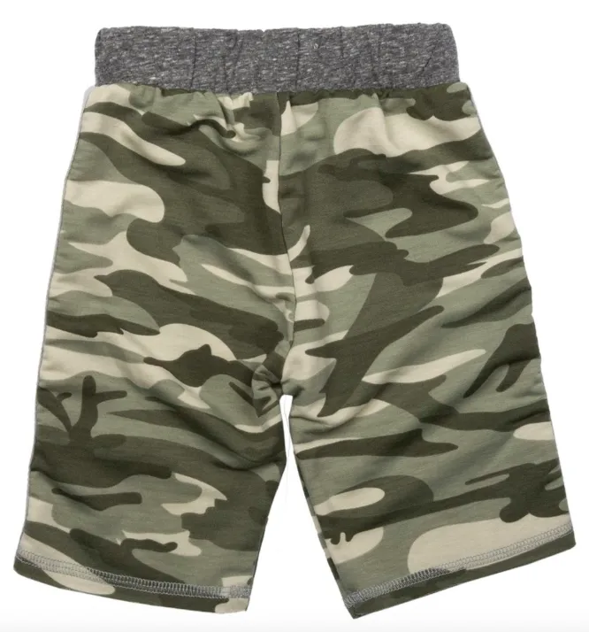 Miki Miette - Duke Shorts in Camo (Size 18mo)