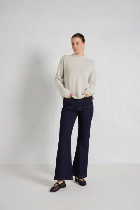 Monet Cashmere Sweater in Foil