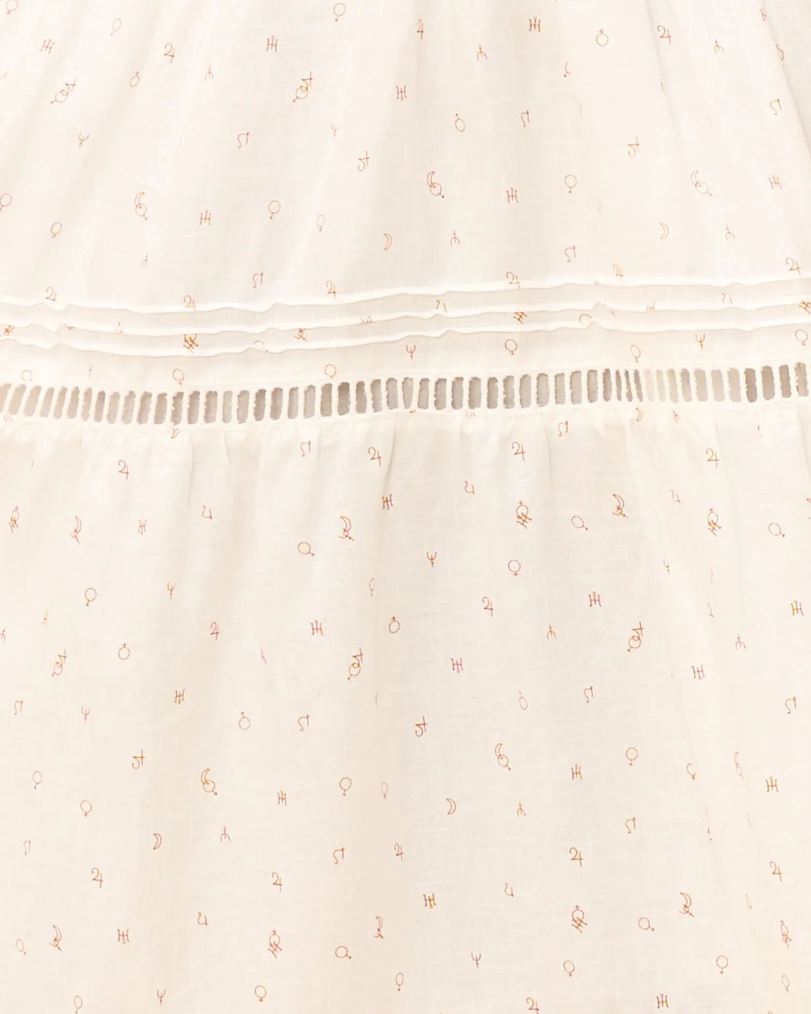 Mystic Moon Daniella White Tiered Maxi Dress