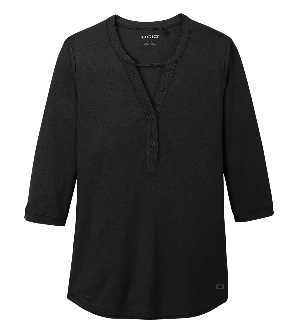 OGIO Custom Ladies Jewel Henley