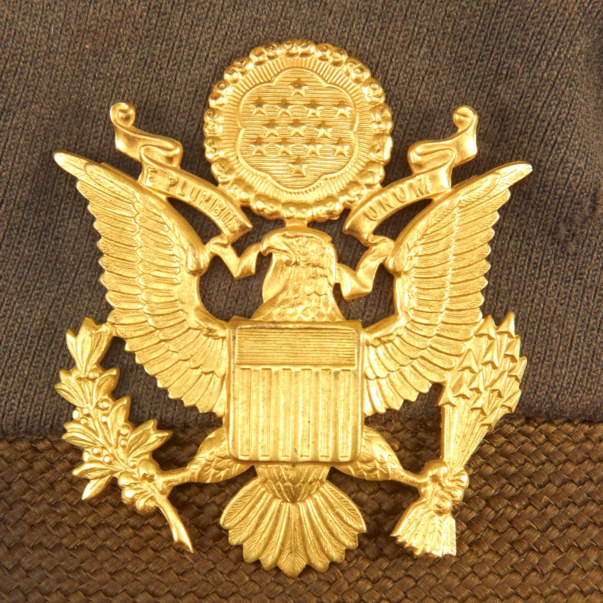 Original U.S. WWII Named USAAF Officer Winter Crush Visor Cap - FLIGHTER by BANCROFT