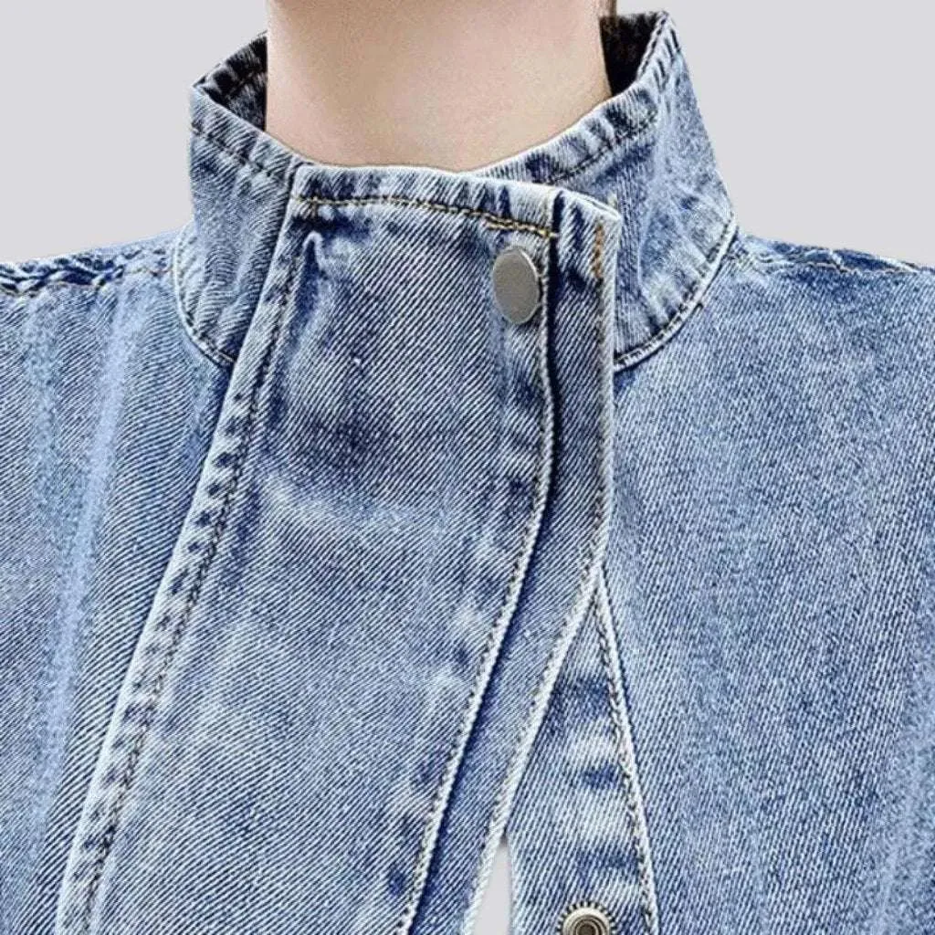 Patchwork y2k denim jacket
 for women