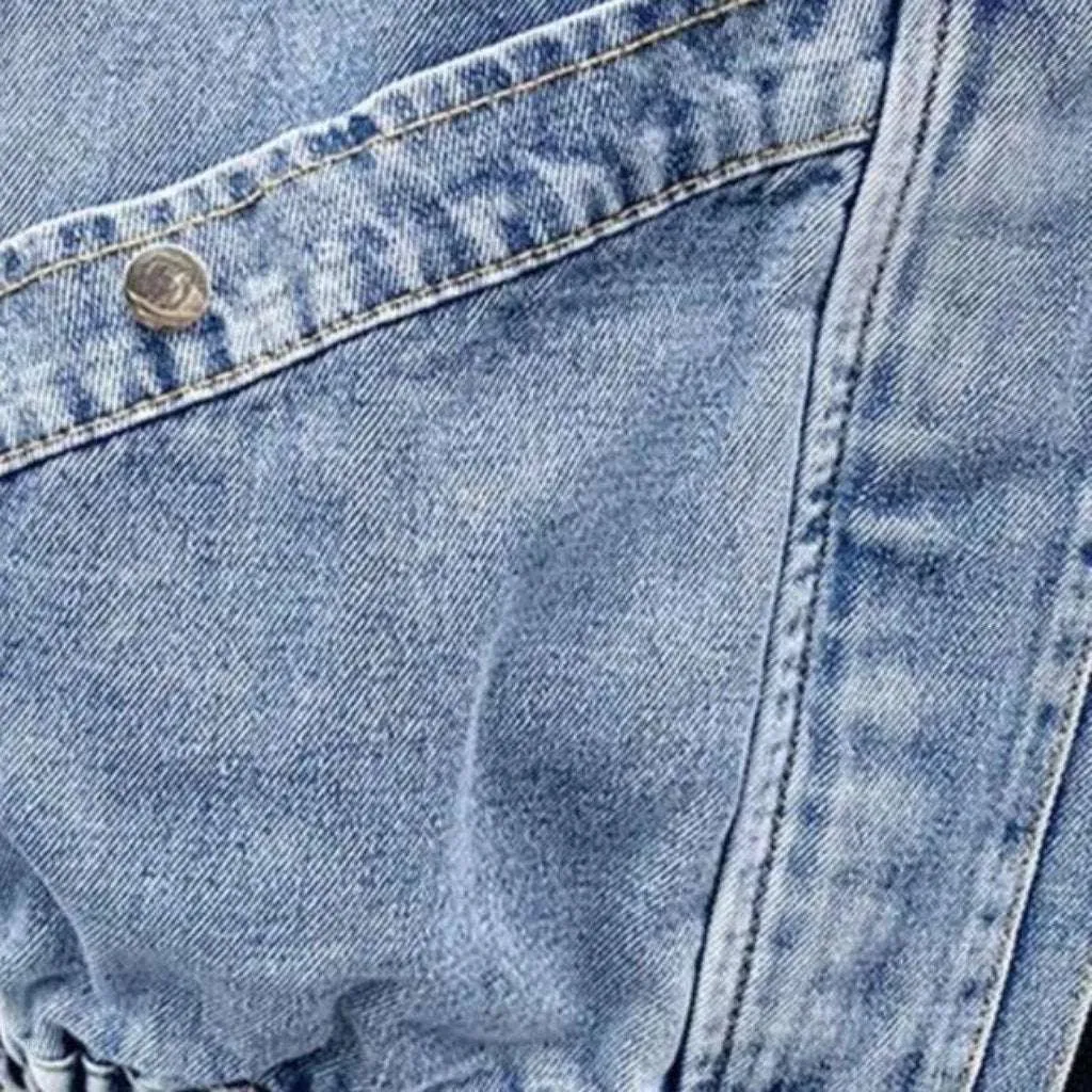 Patchwork y2k denim jacket
 for women