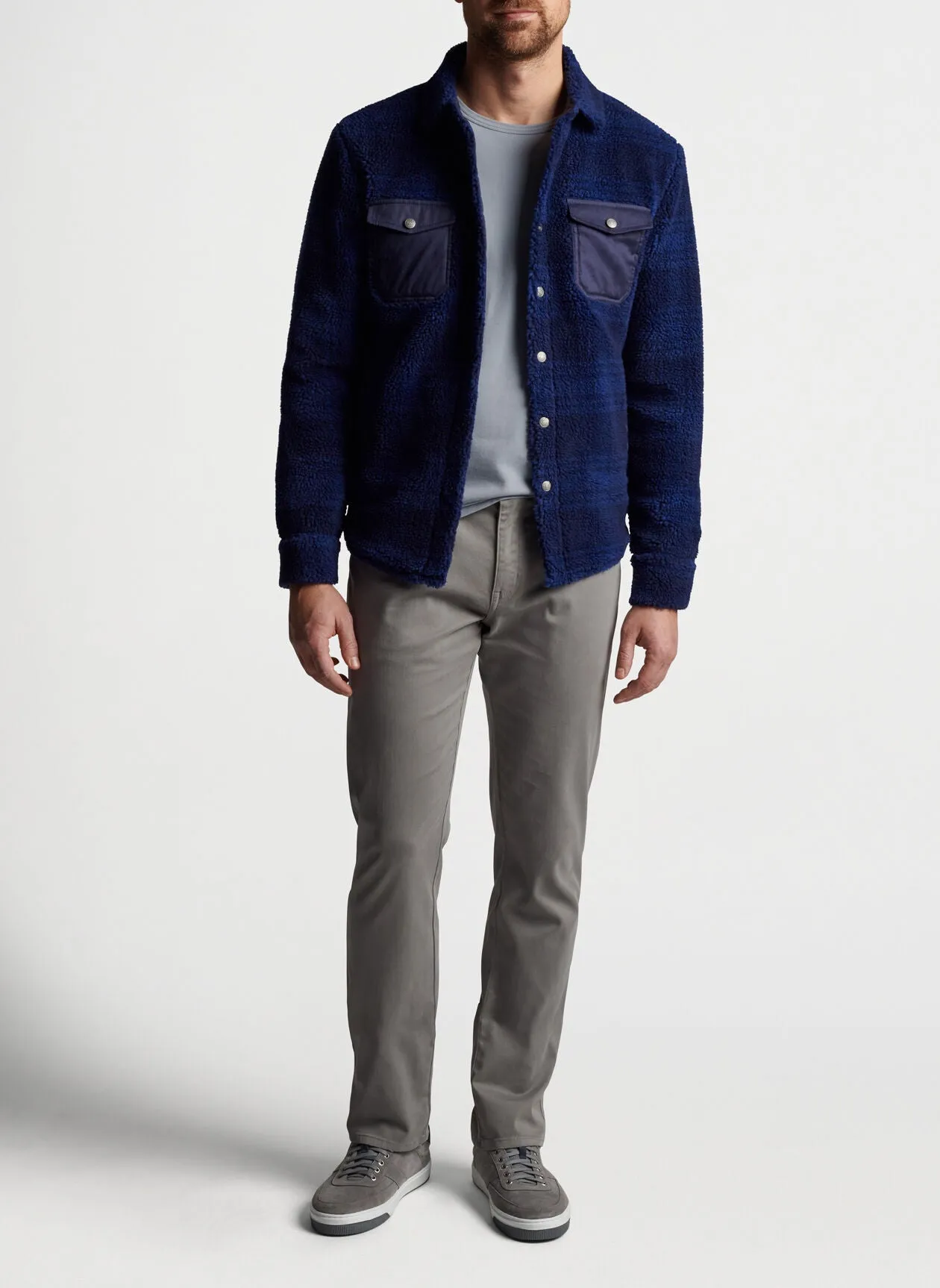 Peter Millar High Pile Sherpa Shirt Jacket