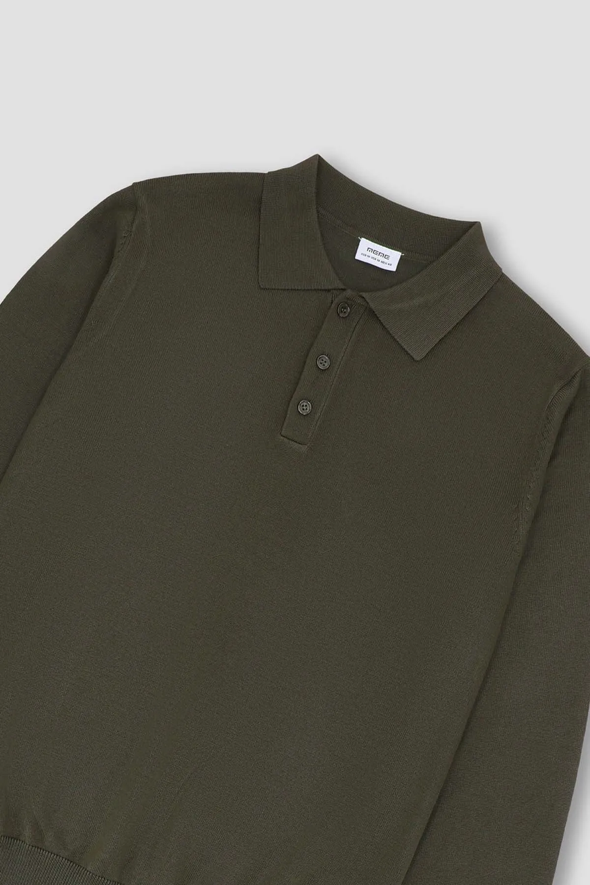 Polo Neck Sweater For Men - Ebony