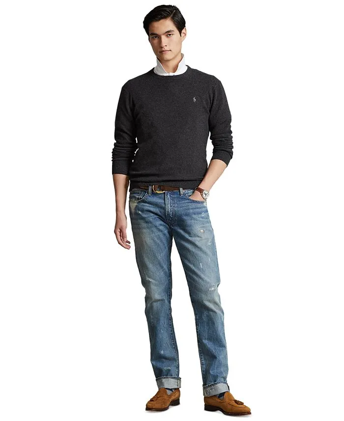 Polo Ralph Lauren Men's Washable Cashmere Crewneck Sweater