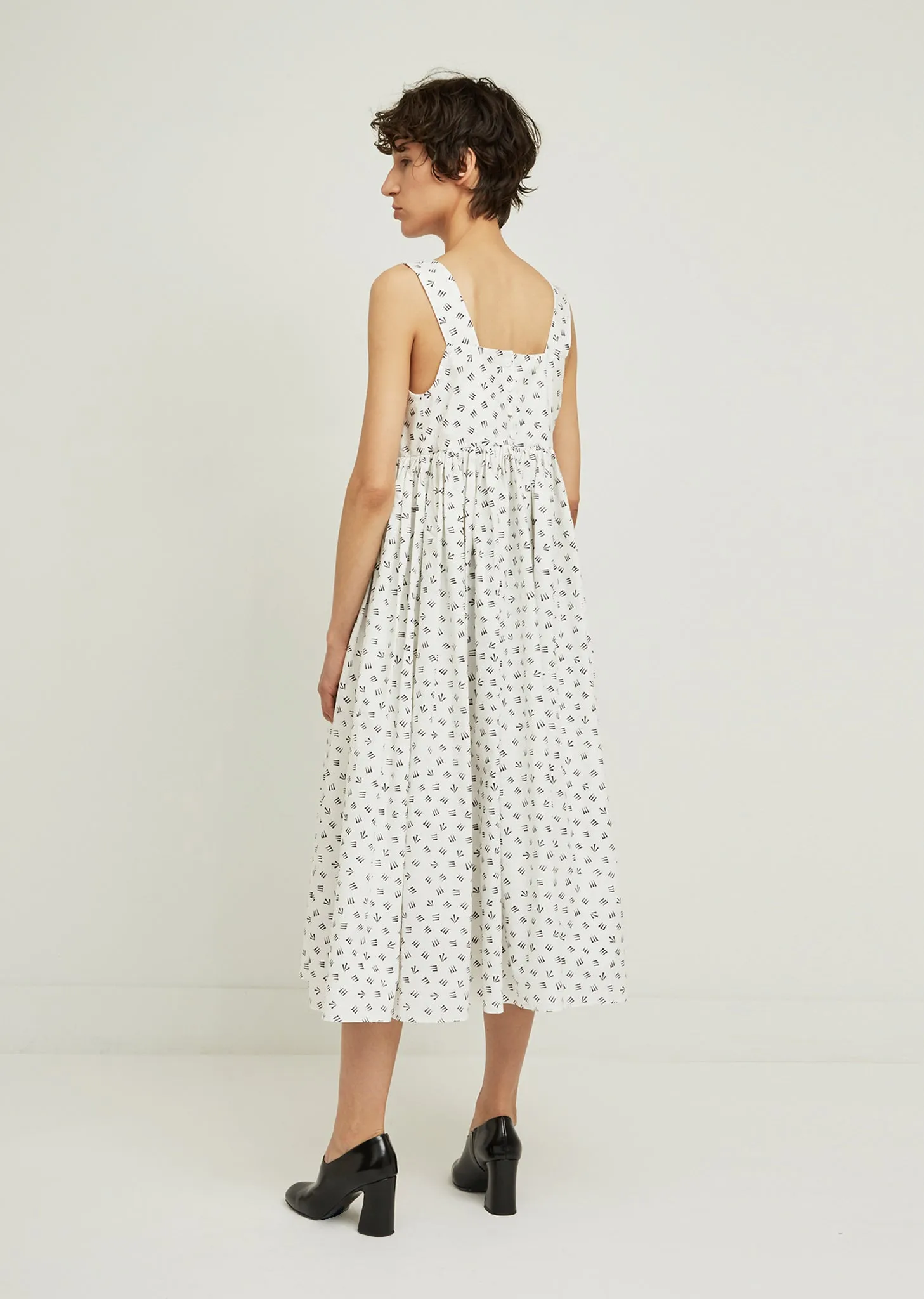 Poplin Printed Sundress