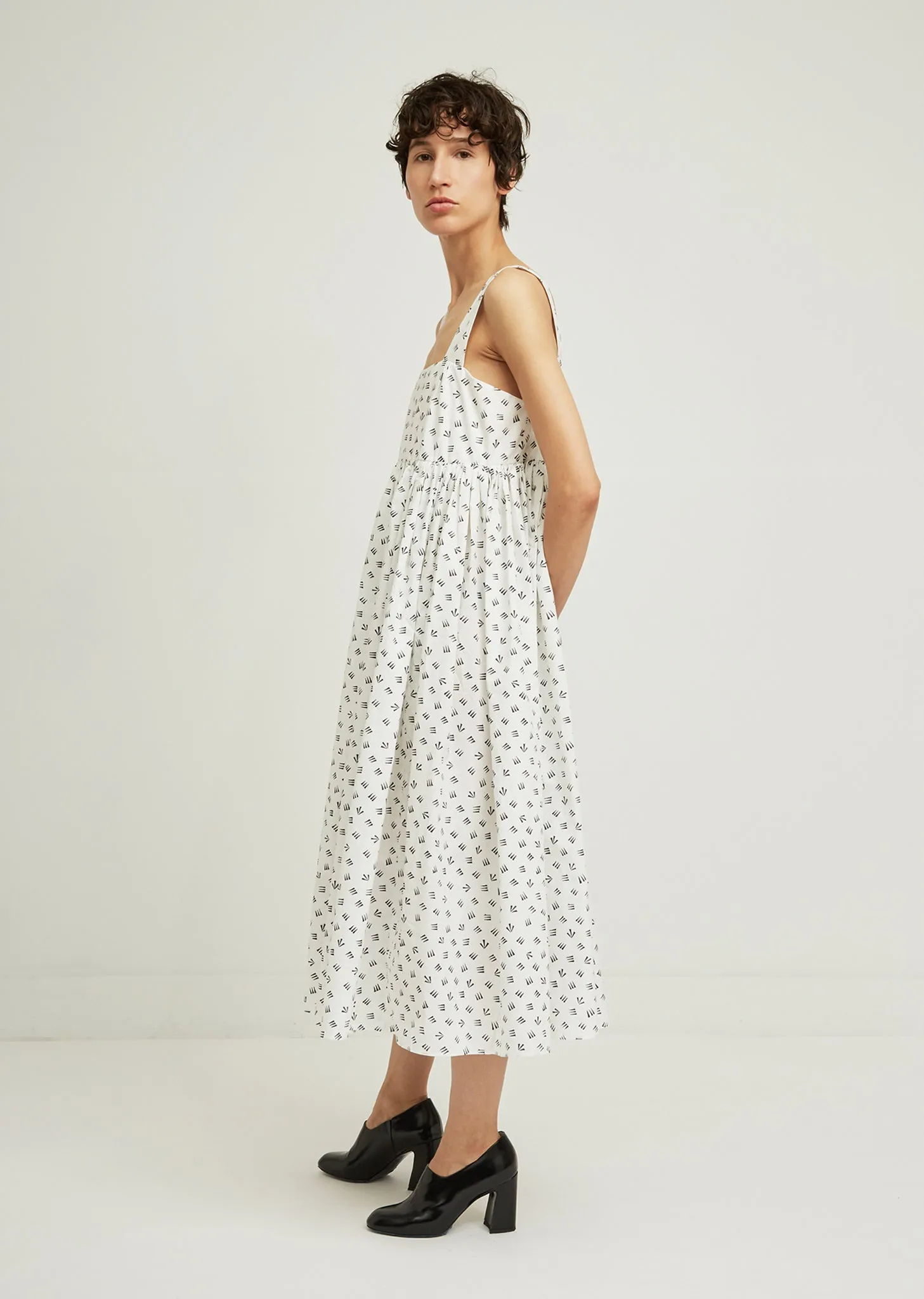 Poplin Printed Sundress