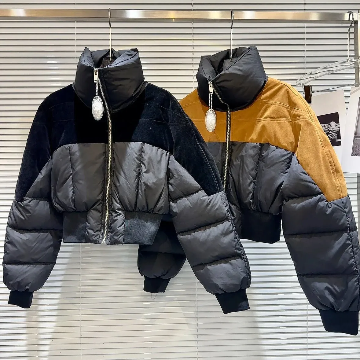 Pre Order:  Zip-Up Padded Short Jacket